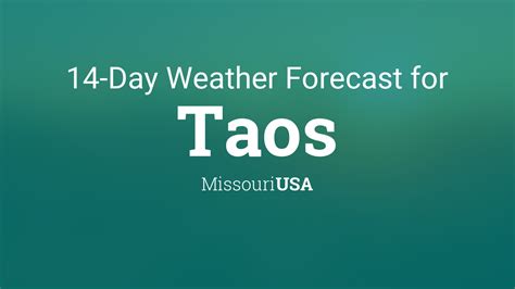  Find the most current and reliable 14 day weather forecasts, storm alerts, reports and information for Taos, NM, US with The Weather Network. 
